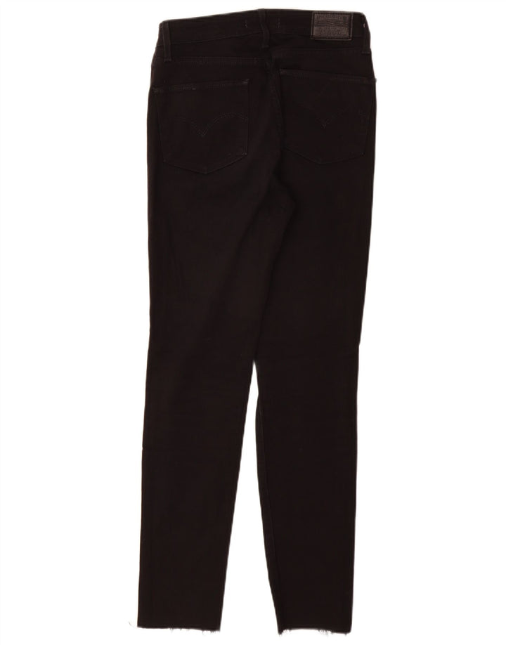 Женские джинсы скинни LEVI'S 721 с высокой посадкой W27 L28, черный хлопок