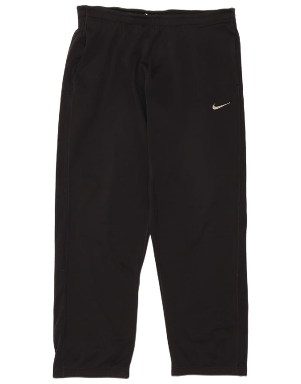 Nike Mens Therma-Fit Tracksuit Trousers Large Black Polyester