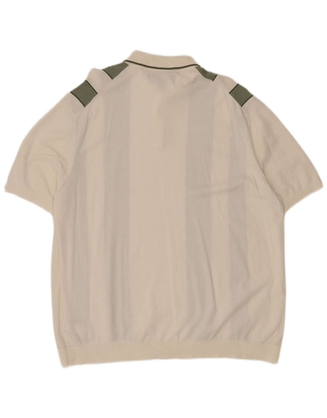 Мужская рубашка-поло MARKS & SPENCER 3XL, белый хлопок, цветные блоки