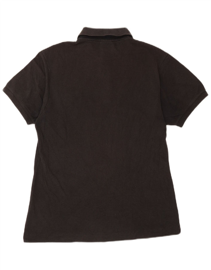 Мужская рубашка-поло Lacoste, размер 4, средний черный хлопок