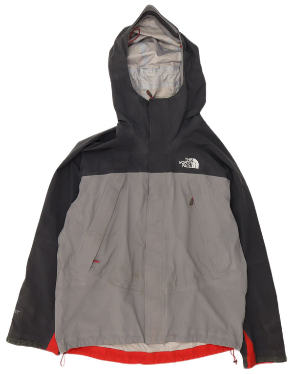 Мужская дождевик с капюшоном The North Face UK 40, большая серая цветная блокировка
