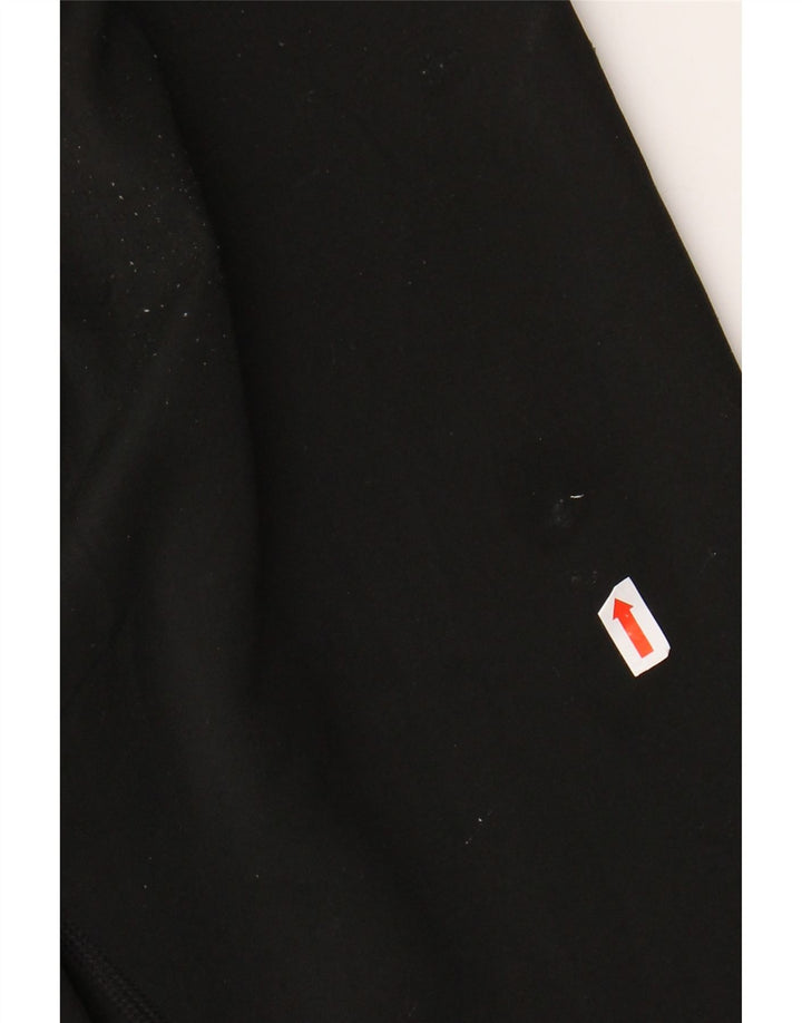 Женские леггинсы Adidas UK 12, средний черный полиэстер