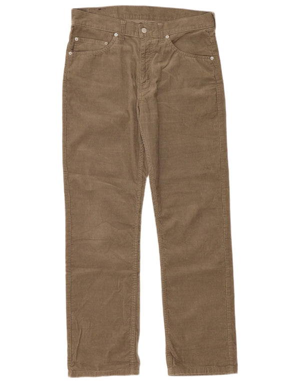 Мужские прямые вельветовые брюки Levi's 752 W34 L32 хаки