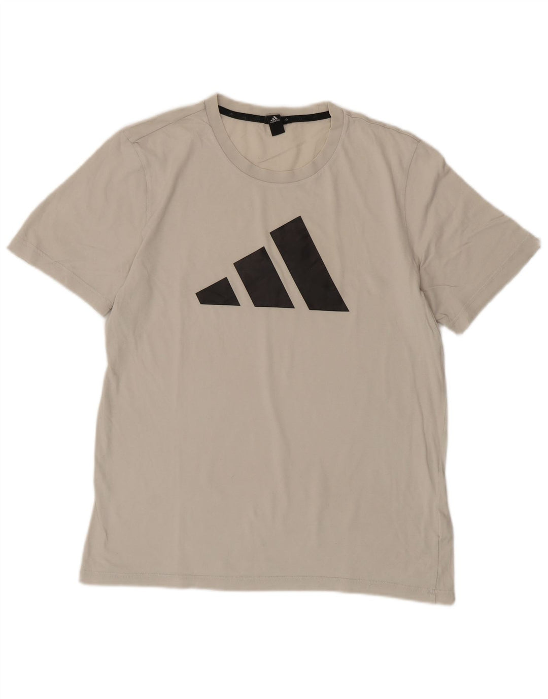 Adidas Мужская футболка с рисунком Топ среднего размера, белый хлопок