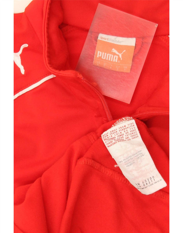 Мужской спортивный костюм Puma, маленькая оранжевая куртка из полиэстера