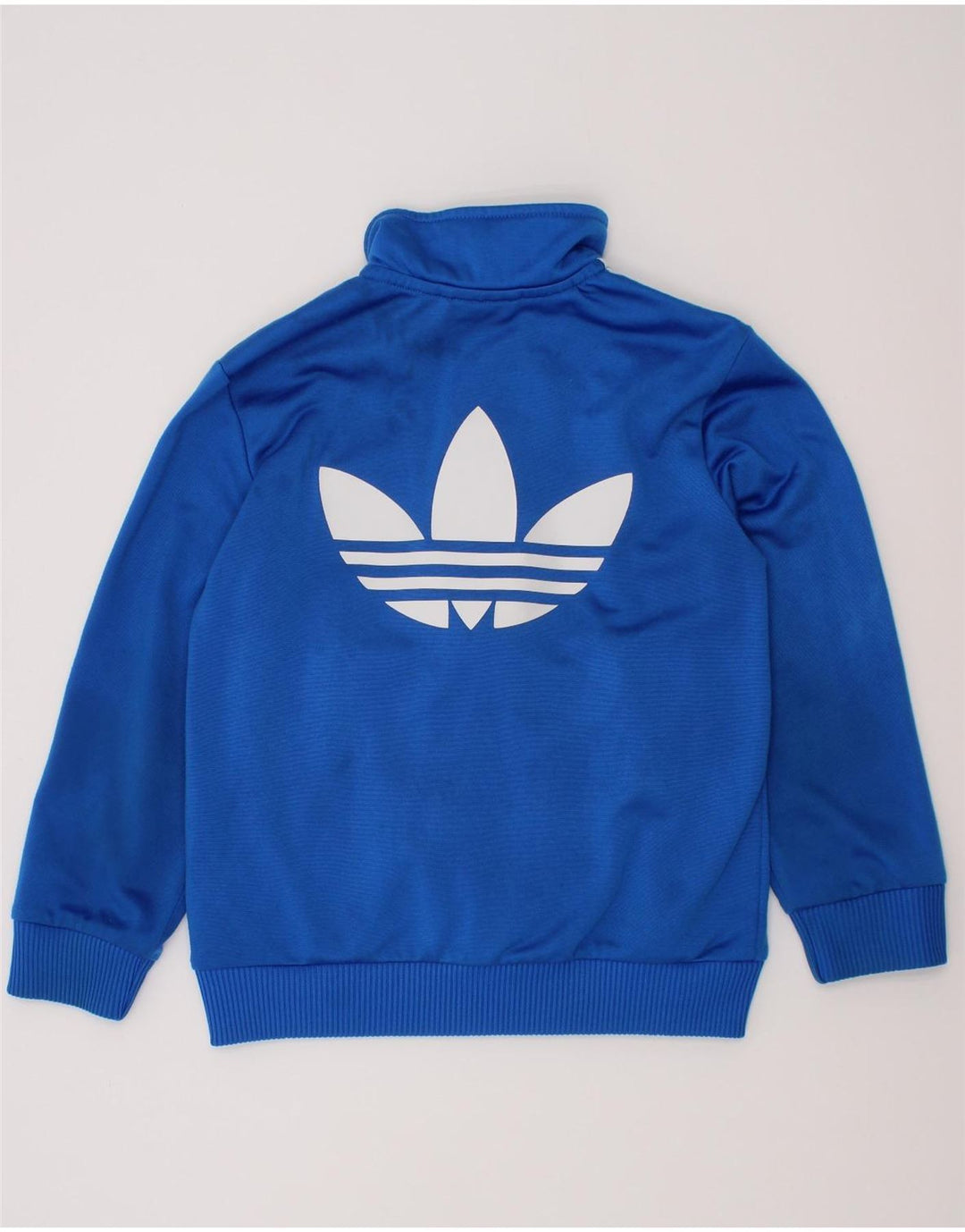 Спортивный костюм Adidas для мальчиков с графическим рисунком, верхняя куртка 6-7 лет, синий полиэстер