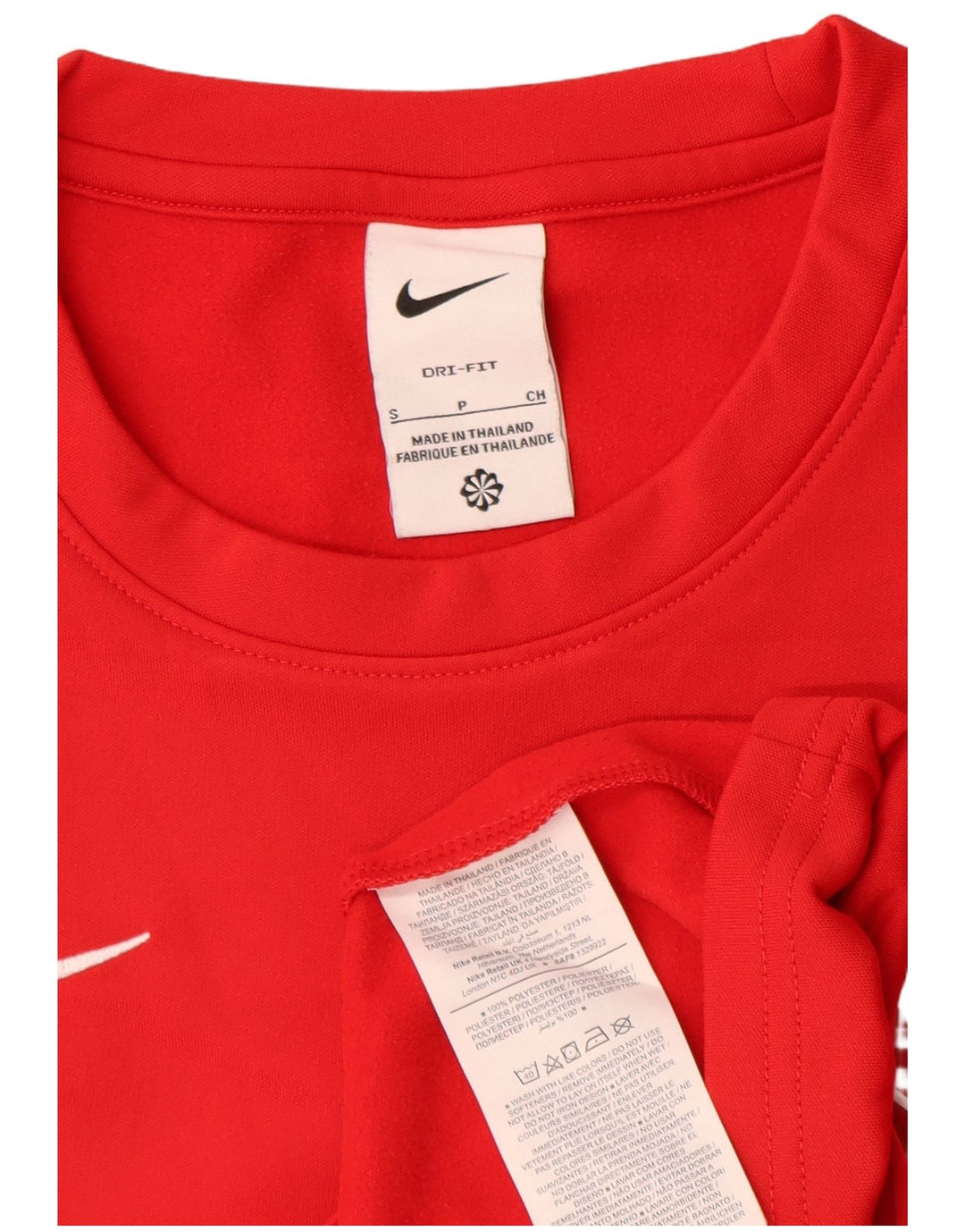 Nike Mens Washington F.C. Топ с длинными рукавами, маленький красный, полиэстер