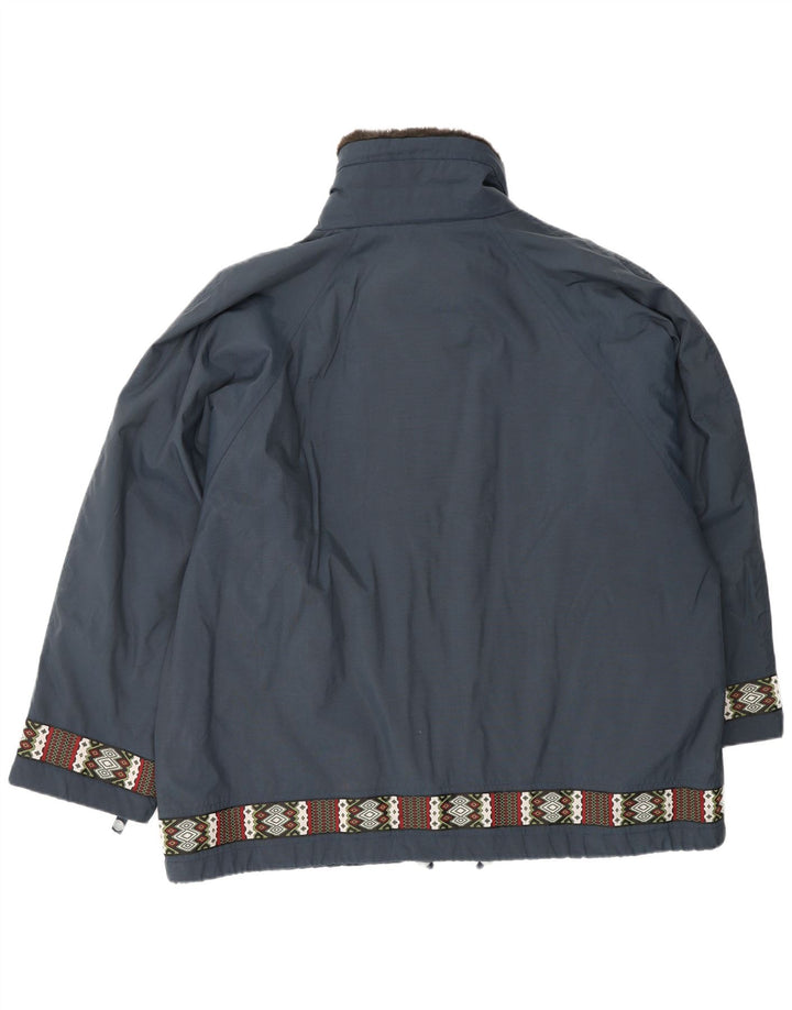 CIESSE PIUMINI Женская куртка-ветровка оверсайз, размер 48, большая, темно-синяя