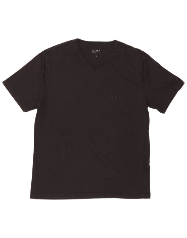 Женская футболка HUGO BOSS Top UK 18 XL, черный хлопок