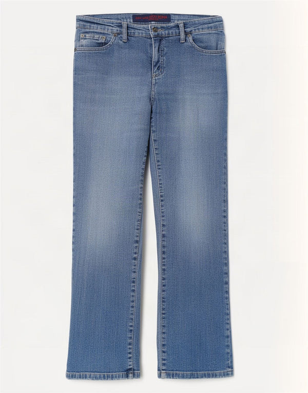 Женские джинсы Marks & Spencer Per Una Bootcut UK 12, средние W30 L29, синие