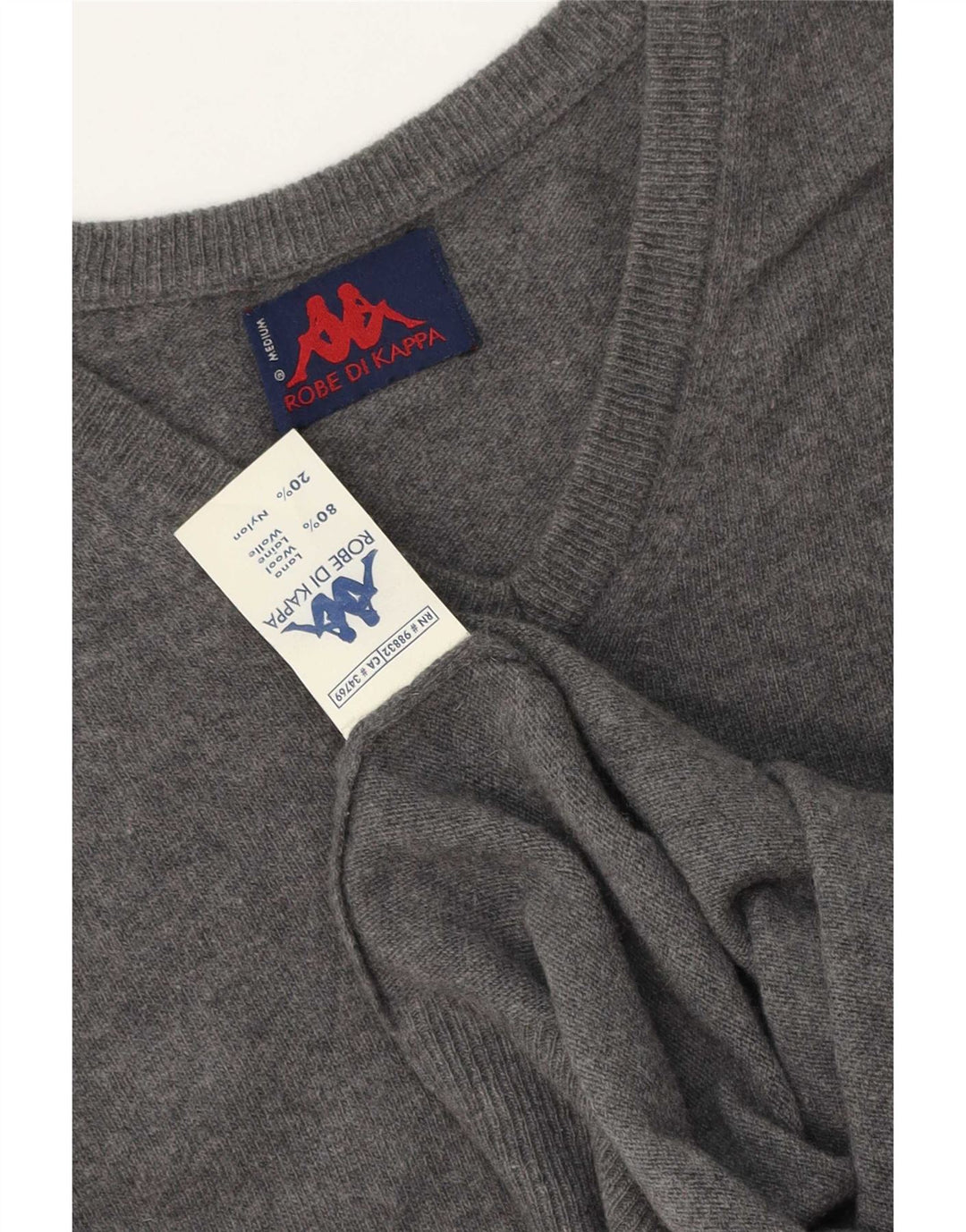 Мужская майка Kappa Vest из шерсти среднего серого цвета