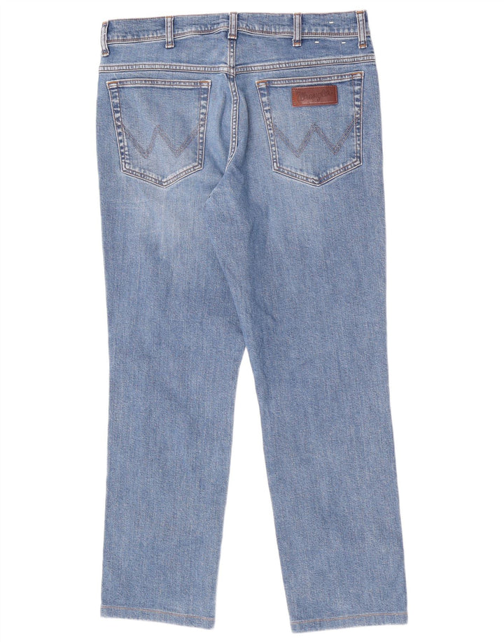 Мужские джинсы Wrangler Texas Slim W35 L29, синий хлопок