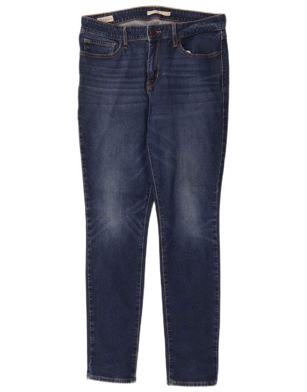 Женские джинсы скинни Levi's 711 W30 L29 синие, хлопок