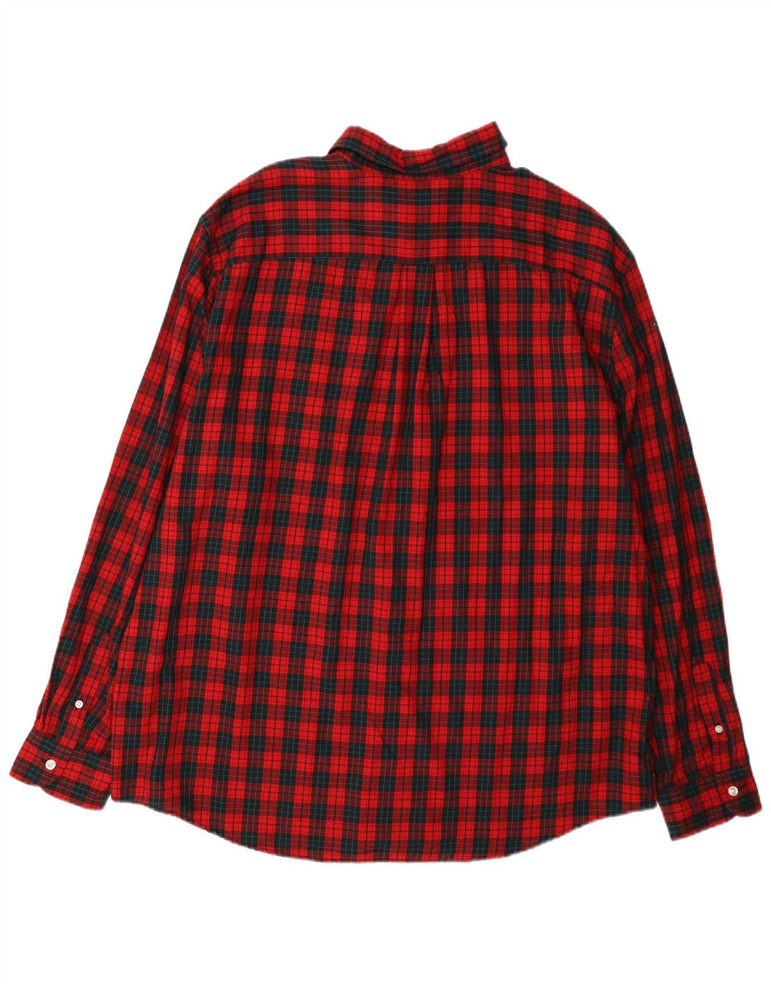 Мужская фланелевая рубашка Chaps 2XL, хлопок в красную клетку