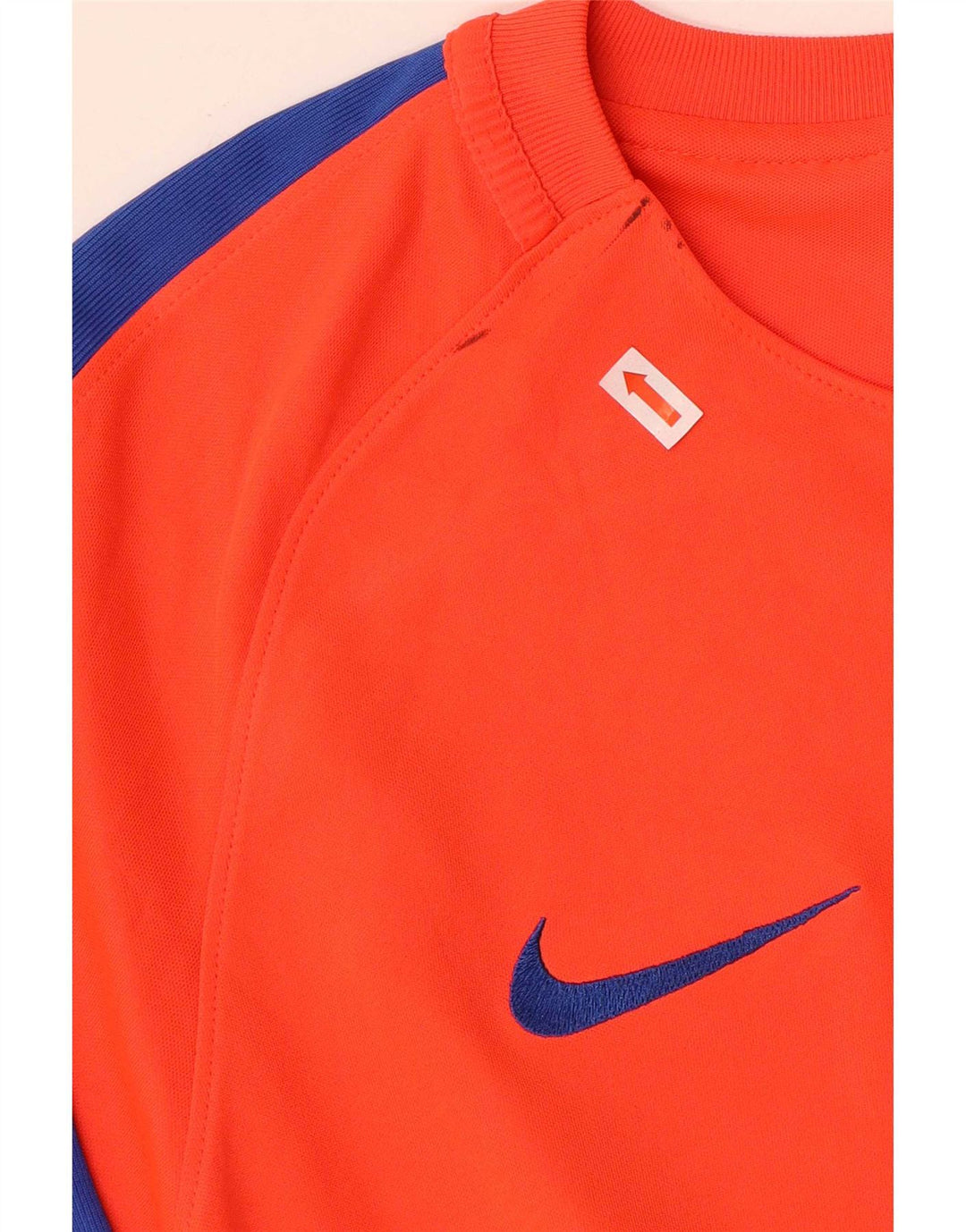 Мужская футболка Nike Barcelona с графическим рисунком, большой оранжевый полиэстер с цветными блоками