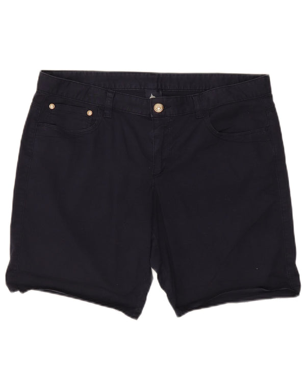 Женские повседневные шорты Marina Yachting W30, средние, темно-синие, хлопковые