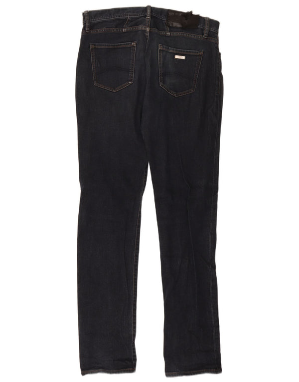 Мужские прямые джинсы Armani Exchange W30 L32 темно-синие, хлопок