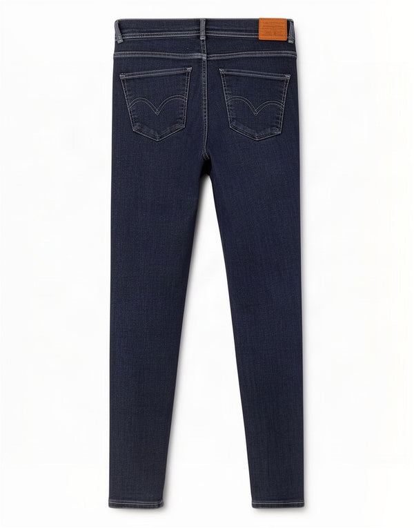 Женские джинсы суперскинни Levi's Mile High W26 L27, темно-синий, хлопок