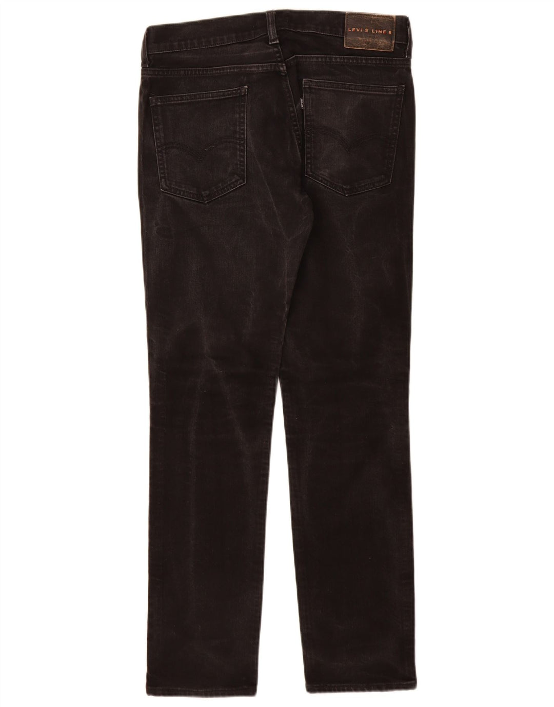 Джинсы Levi's Line 8 Slim W30 L32, черный хлопок