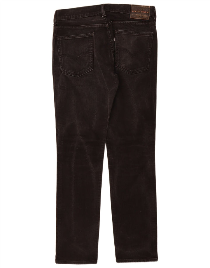 Джинсы Levi's Line 8 Slim W30 L32, черный хлопок