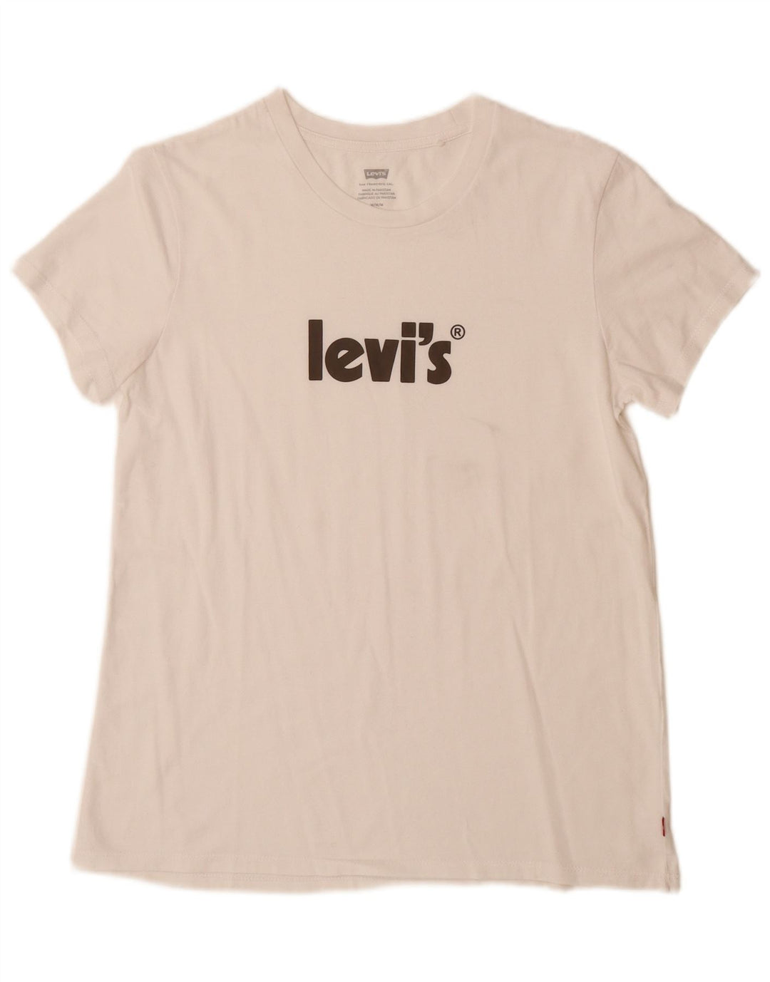 Женская футболка с рисунком LEVI'S Top UK 12 Medium White