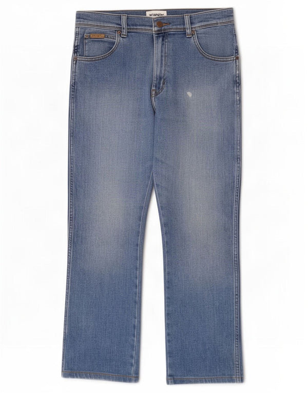 Мужские прямые джинсы Wrangler Texas W32 L27, синий хлопок