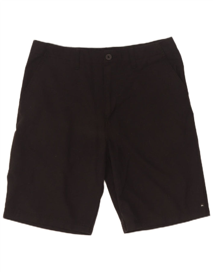 Мужские шорты чинос с рисунком Quiksilver W34, большие черные, полиэстер