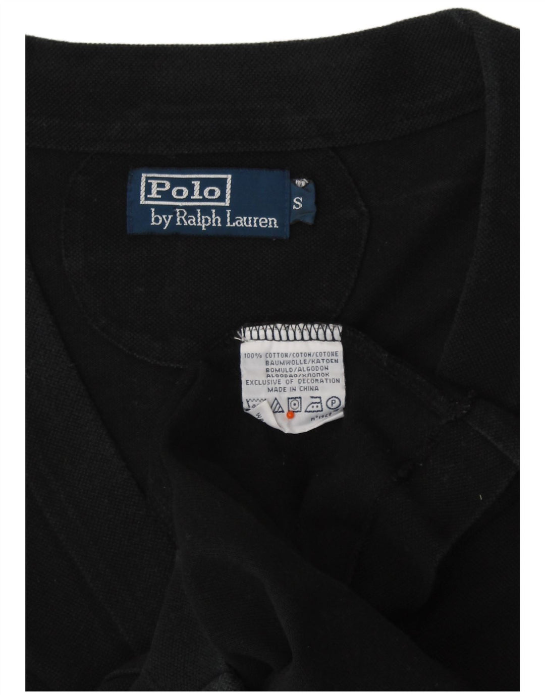 Мужской кардиган POLO RALPH LAUREN, маленький черный хлопковый свитер