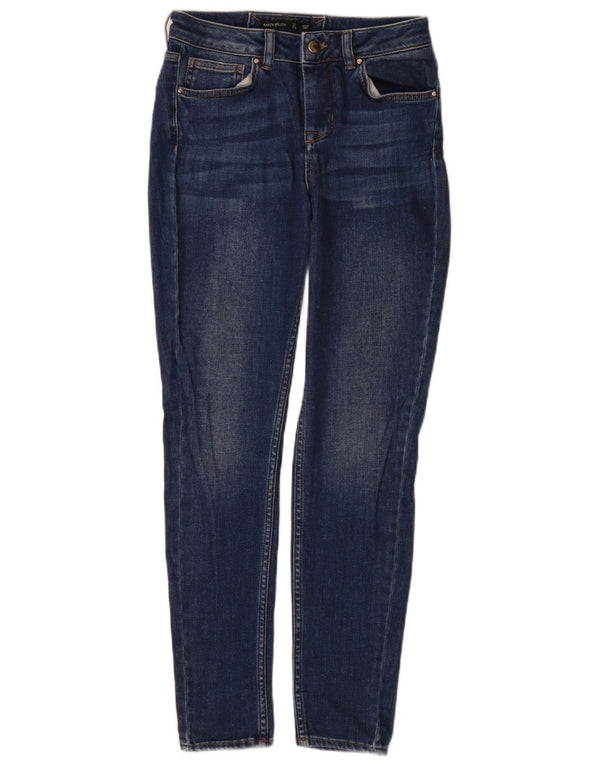 Женские джинсы скинни Karen Millen UK 8, маленькие W26 L29, синие, хлопок