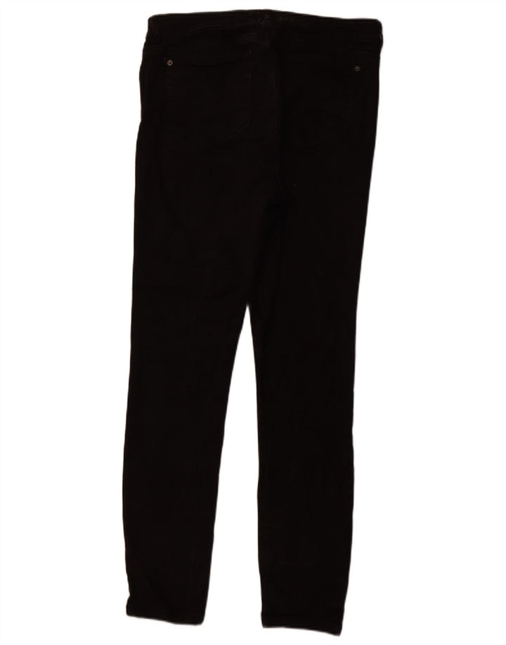 Женские джинсы скинни с высокой талией WHITE STUFF UK 14, большие W32 L29, черные