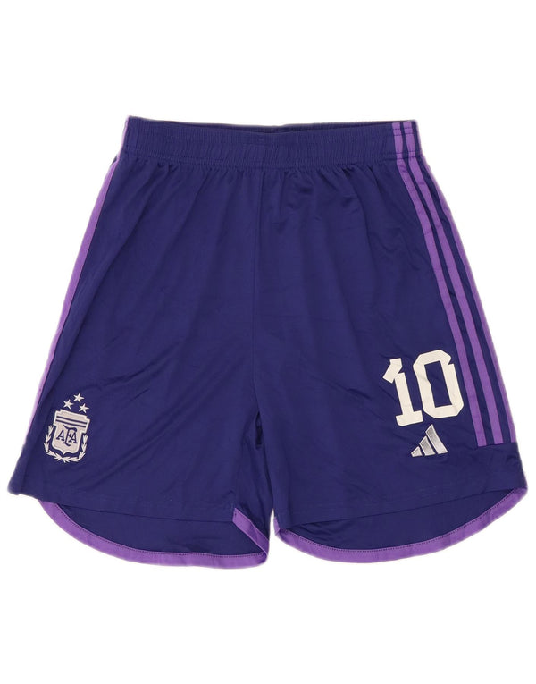 Adidas Mens Argentina National Football Спортивные шорты с графическим рисунком, средние фиолетовые