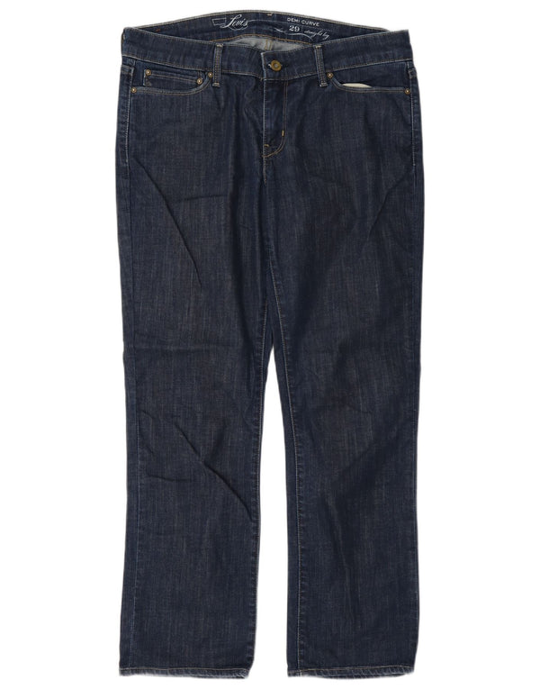 Женские джинсы скинни Levi's Demi Curve W29 L28 Темно-синие, хлопок
