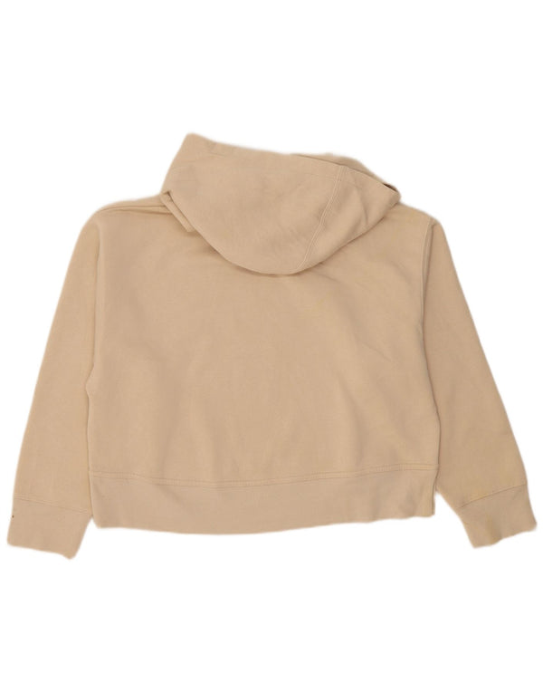 Женский джемпер с капюшоном оверсайз Zara UK 16, большой бежевый