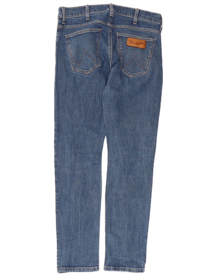 Мужские джинсы Wrangler Larston Slim W30 L29, синий хлопок
