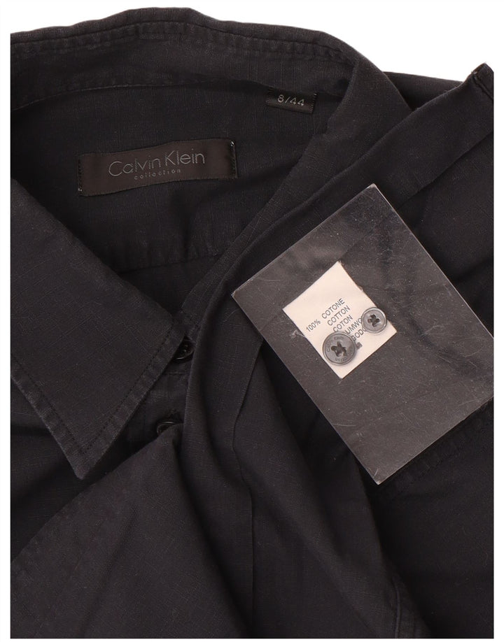 Женская рубашка Calvin Klein US 8, средний темно-синий хлопок