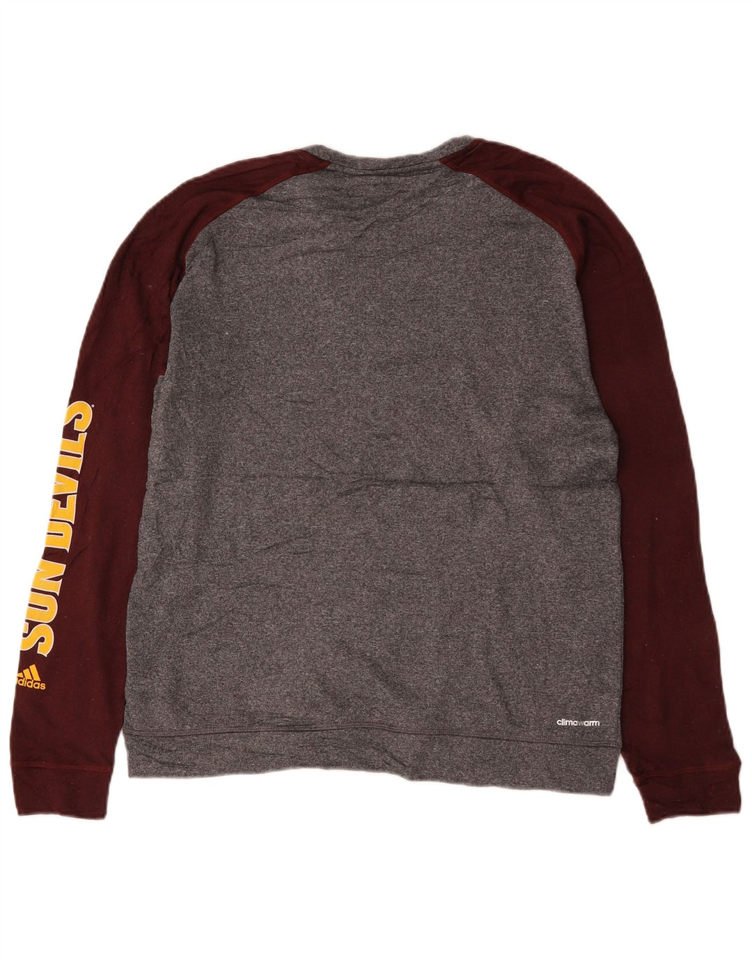 Мужской джемпер Adidas Arizona State Sun Devils, большой серый