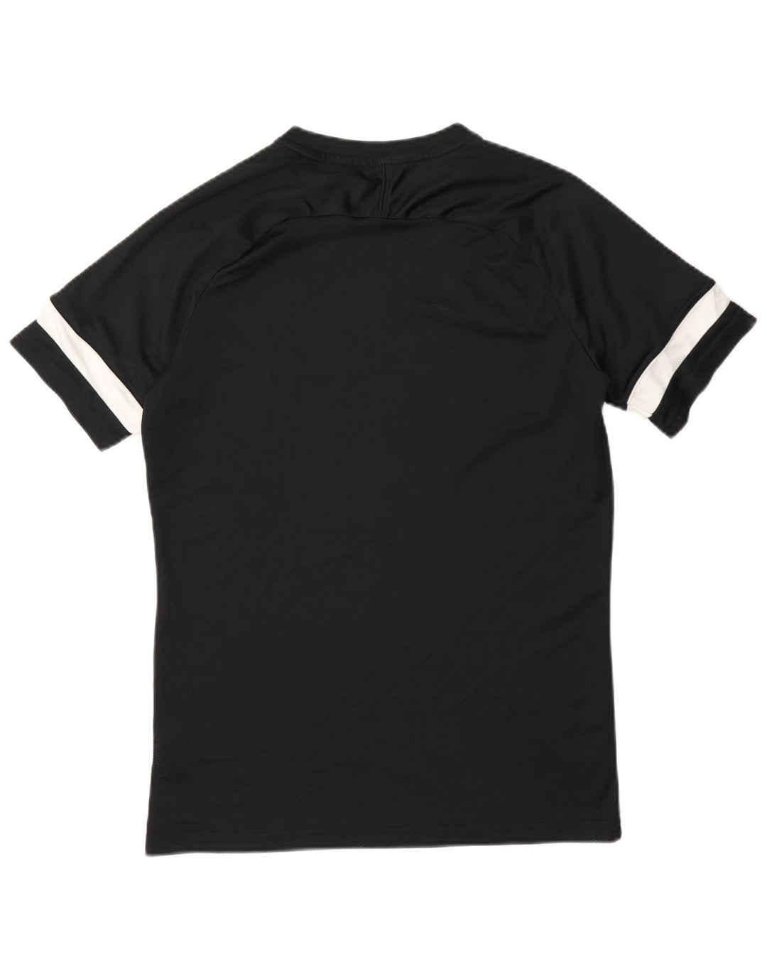 Мужская футболка Nike Dri Fit, средний черный полиэстер с цветными блоками