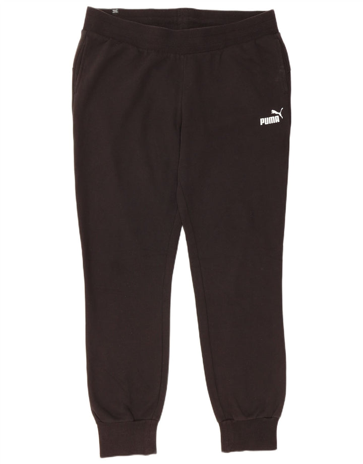 Женские спортивные брюки PUMA Joggers UK 16, большие черные хлопковые