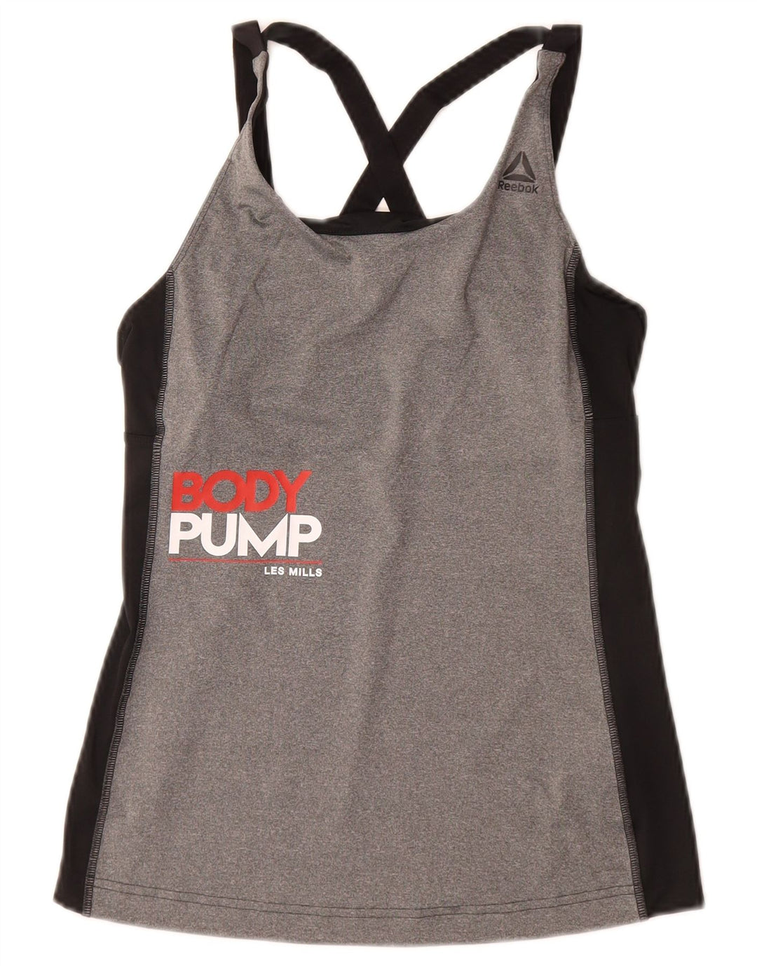 Женский жилет с рисунком REEBOK Les Mills UK 4/6 XS, серый цветной блок