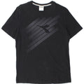Мужская футболка Diadora с графическим рисунком, средний черный хлопок