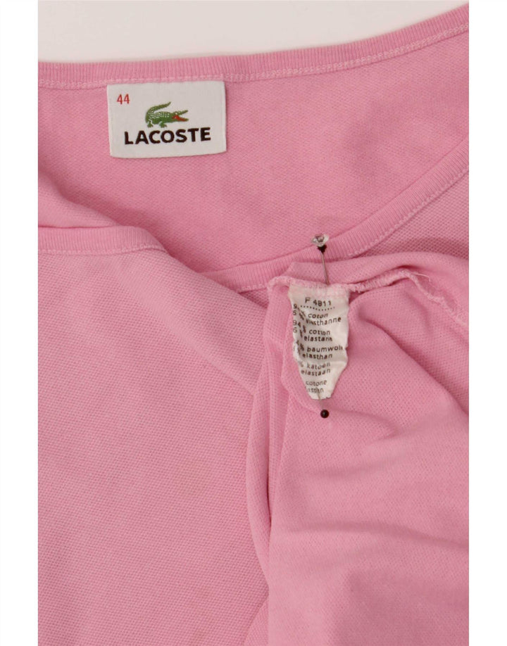Женский жилет Lacoste, размер 44, большой, розовый, хлопок
