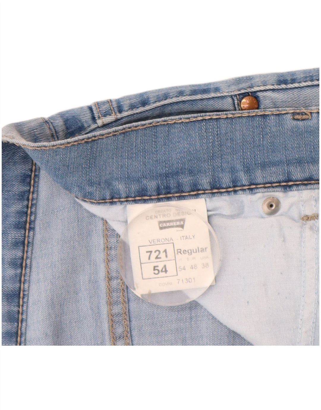 Мужские джинсовые шорты Carrera 721 W38 XL, синие, хлопок
