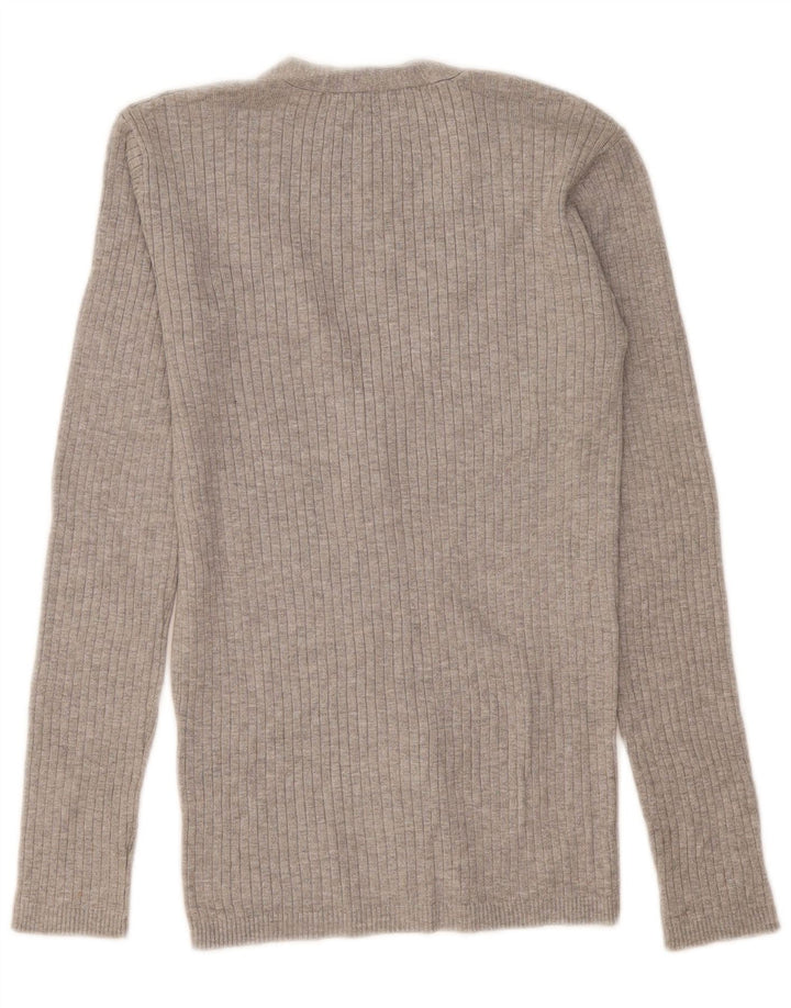 Женский кардиган Zara UK 14, большой серый цвет