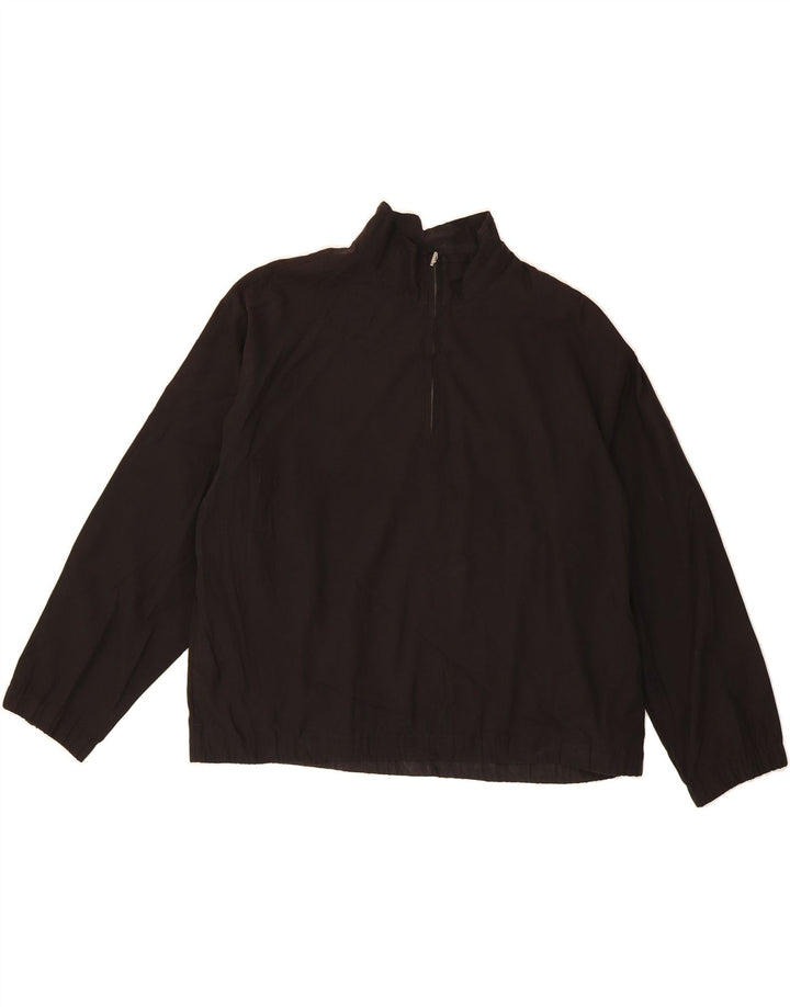 EDDIE BAUER Womens Golf Oversized Pullover Tracksuit Top UK 16 Large Black Vintage Eddie Bauer and Second-Hand Eddie Bauer from Messina Hembry 