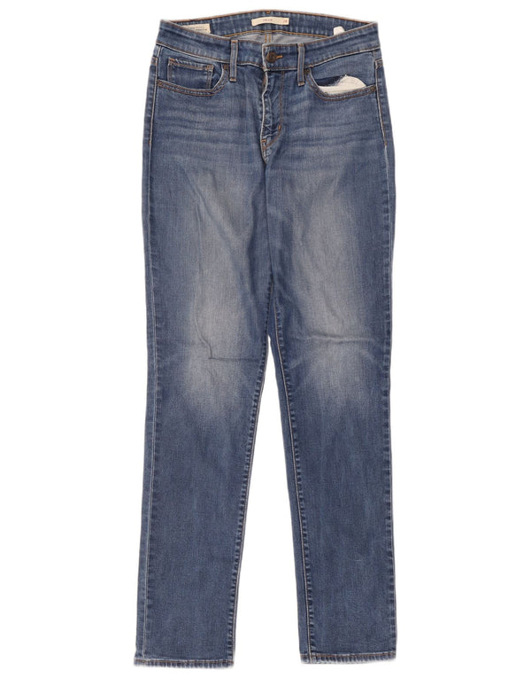 Женские зауженные джинсы Levi's 712 W28 L32 синие из лиоцелла