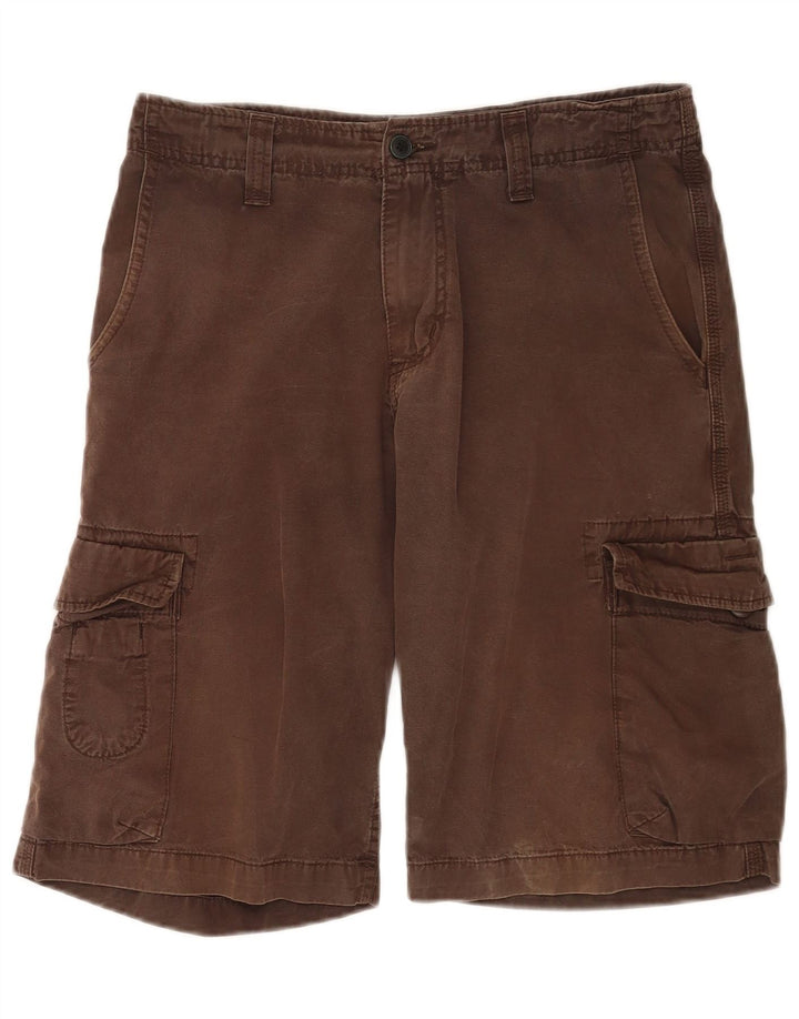Мужские шорты-бермуды Carhartt W30 среднего коричневого цвета, хлопок