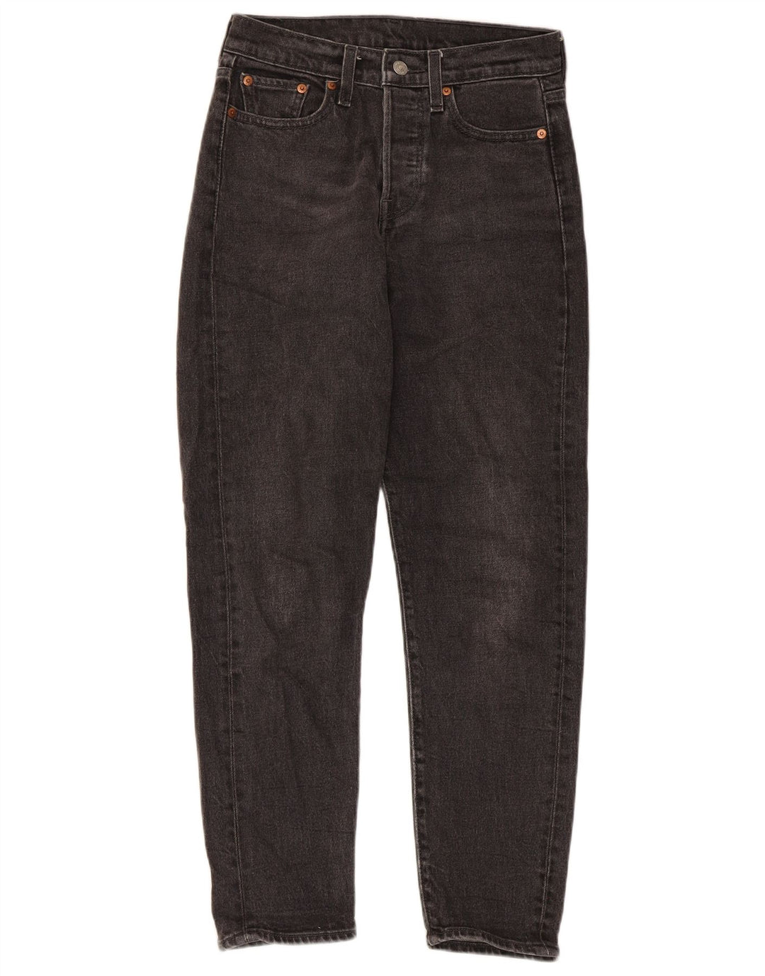 Женские зауженные джинсы Levi's W26 L27, черный хлопок