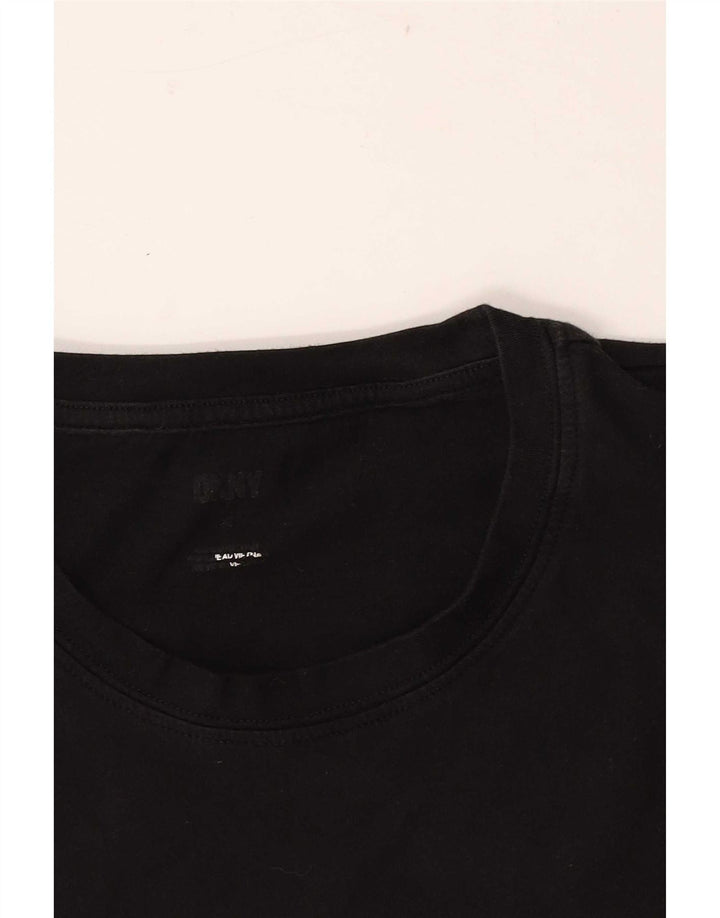 Мужская футболка с рисунком Dkny, средний черный