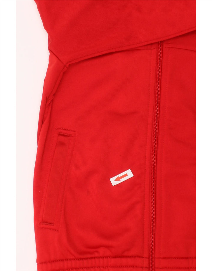 Спортивный костюм ADIDAS для девочек, верхняя куртка 5-6 лет, красный полиэстер