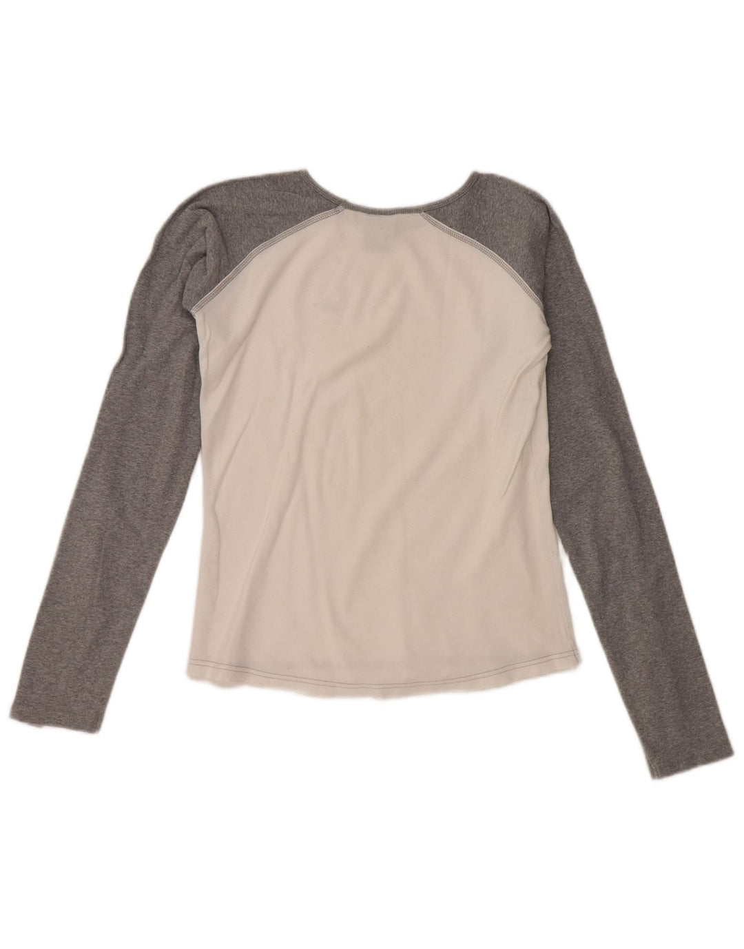 Женский топ NIKE с длинным рукавом UK 10/12, средний белый, цветной блок